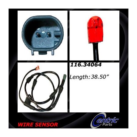 Centric Centric Brake Pad Sensor Wires, Centric Parts 116.34064 116.34064